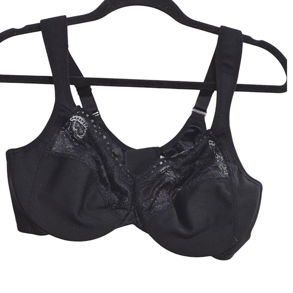 Glamorise NWOT Low-Cut WonderWire Lace Bra Size 40B - Picture 3 of 5